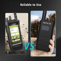 Retevis B63H Thin Walkie Talkies, RT622P (2.0), profesionální vysílačka s kanálovým displejem, 1620 mAh USB C, VOX, minivysílačk